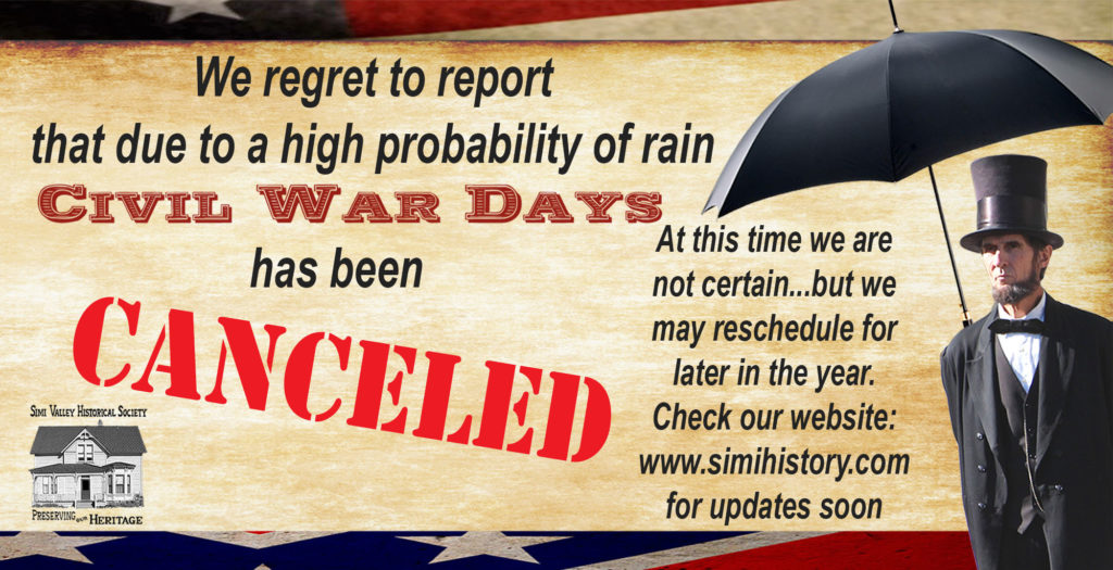 WEB Civil War Days at Strath 2019 RAIN